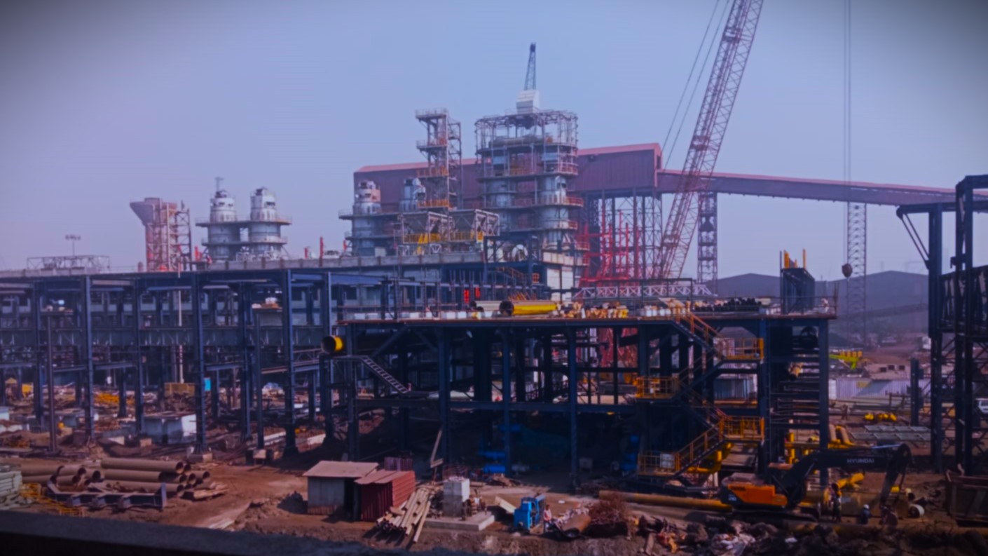 Heavy Steel Bridge Construction